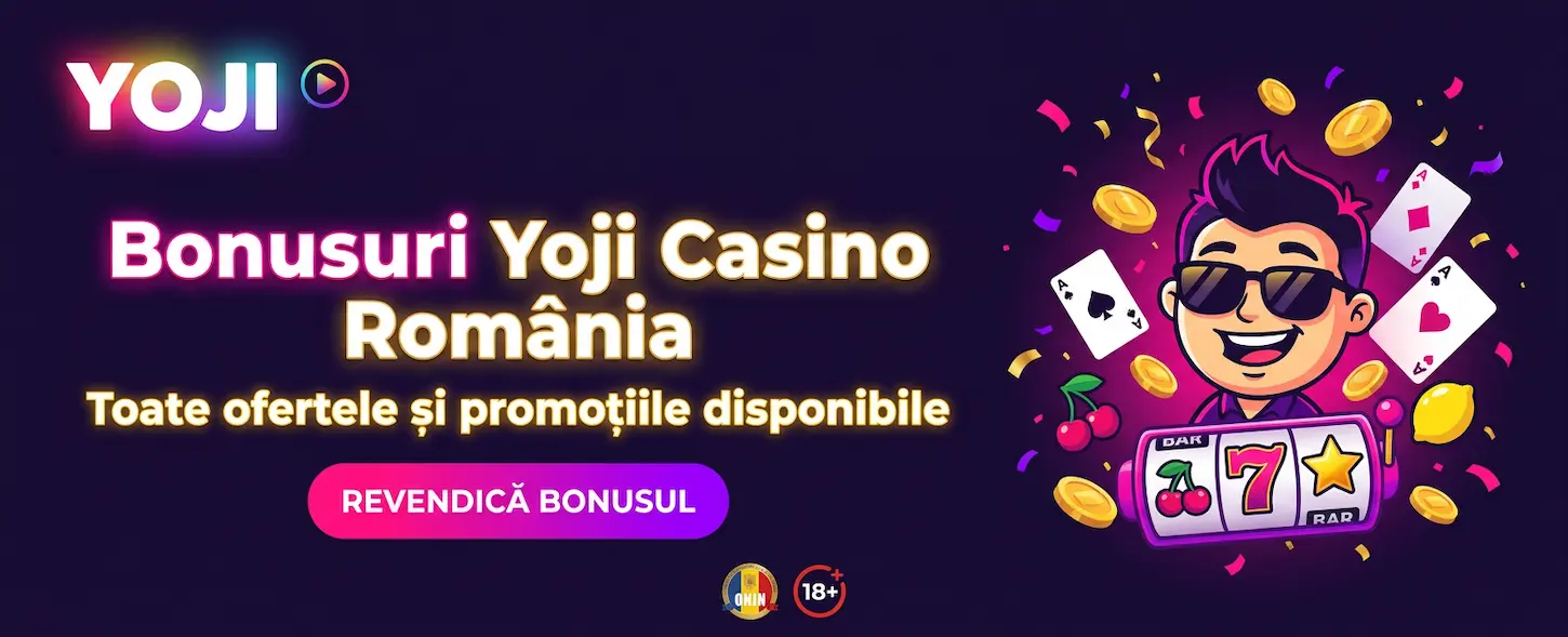 Bonusuri Yoji Casino România – toate ofertele și promoțiile disponibile pentru jucătorii români.